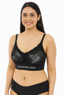 Hpa Women Sports Lightly Padded Bra(Black)