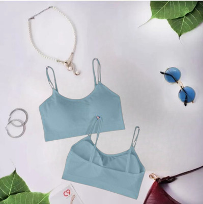 DARKVELLY BEATIFULL181 Women Everyday Lightly Padded Bra(Blue)