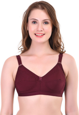 Layeba Women Full Coverage Non Padded Bra(Maroon)