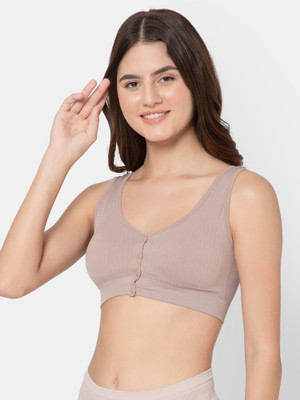 INFINIUM iNFiNiUM Maria Front open Maternity Women Maternity/Nursing Lightly Padded Bra(Brown)