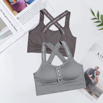 Comfy Secret Women Everyday Lightly Padded Bra(Grey)