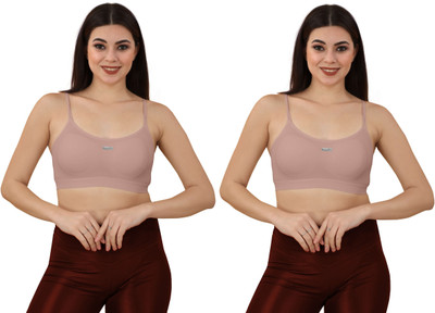 PZ enterprises Women Everyday Lightly Padded Bra(Brown)