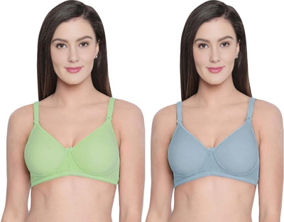 INNER TOUCH Women Full Coverage Non Padded Bra(Multicolor)