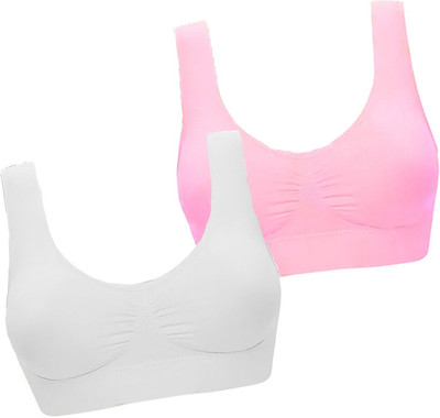 PIVLU Women Sports Non Padded Bra(Multicolor)