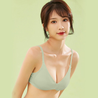 Msenterprisee Hand wash Women Full Coverage Lightly Padded Bra(Green)