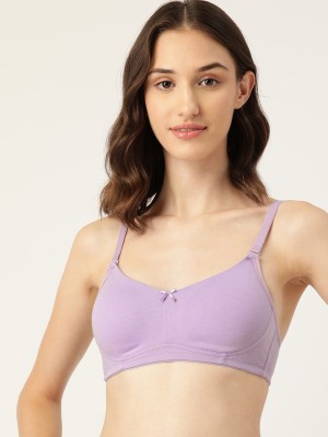 LEADING LADY Women Full Coverage Non Padded Bra Women Everyday Non Padded Bra(Purple)