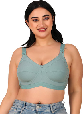 Winsure Women Full Coverage Non Padded Bra(Grey)