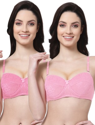 Shyam Sons FLAIR KashishFoam Women Bralette Lightly Padded Bra(Pink, Pink)