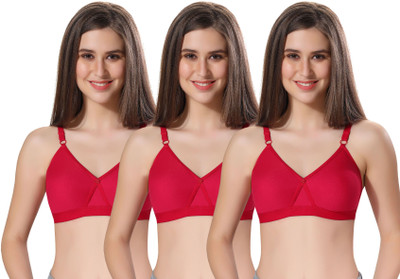 Fabme Women Everyday Non Padded Bra(Pink)