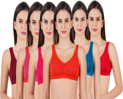 Kokhila Kokhila Brazier Women Everyday Non Padded Bra (Assorted color) Women Everyday Non Padded Bra(Multicolor)