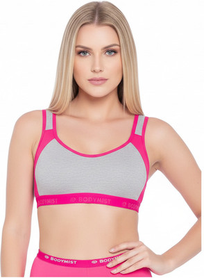 Bodymist Bra Women Sports Non Padded Bra(Multicolor)