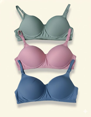 Hanu Light padded bra Women Push-up Lightly Padded Bra(Multicolor)