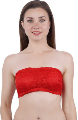 Ronic Collections Women Full Coverage Lightly Padded Bra(Red)