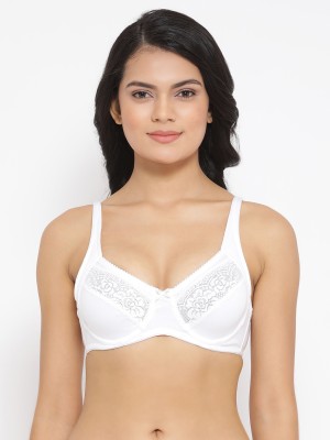 Clovia Women Full Coverage Non Padded Bra(White)