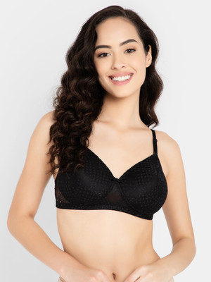 Clovia Women Full Coverage Lightly Padded Bra(Black)