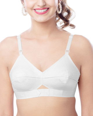 Brida Ladies Innerwear Kavya Xtrasoft Women Everyday Non Padded Bra(White)