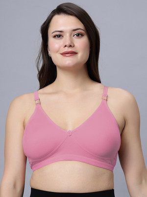Eden EDEN11ONIONPINK Women Full Coverage Non Padded Bra(Pink)