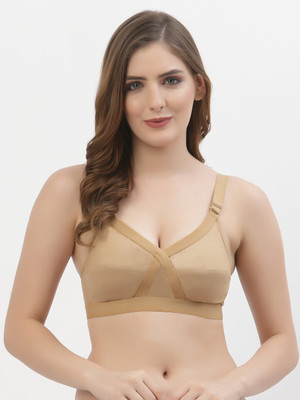 Floret Floret Non Padded Full Coverage Bra Women Full Coverage Non Padded Bra(Brown)