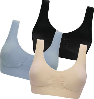 SWATIK Women Sports Non Padded Bra(Multicolor)
