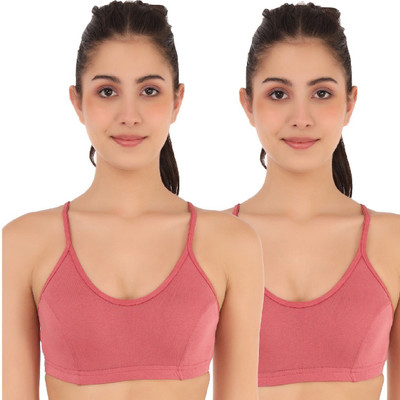 playbody SARA Mirza Dori Sport bra Women Sports Non Padded Bra(Pink)