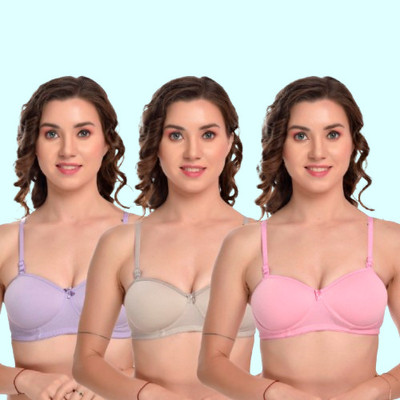 VISISTA Women Push-up Lightly Padded Bra(Multicolor)