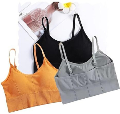 trulymart Unique Design Women Everyday Lightly Padded Bra(Multicolor)