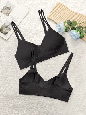 NAGARVEL CREATION D/309-BLK-P01-32 Women Push-up Lightly Padded Bra(Multicolor)