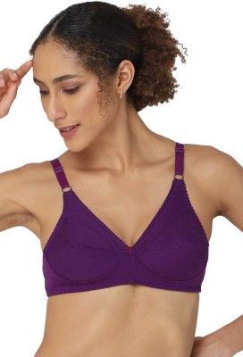 NAIDUHALL Naidu Hall Saree Bra - Charmi Women Everyday Non Padded Bra(Purple)