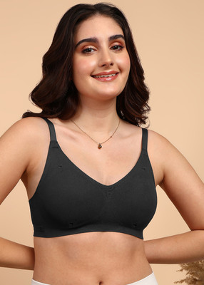 Dressberry Women Everyday Lightly Padded Bra(Black)