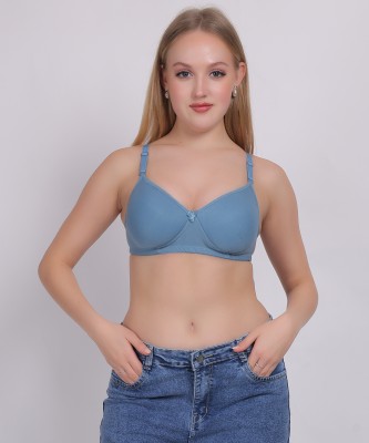 Fit Body MH-SF-006-Firozi Women Push-up Lightly Padded Bra(Light Blue)