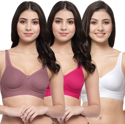 COLLEGE GIRL CG1215 Women Minimizer Lightly Padded Bra(Maroon, Pink, White)