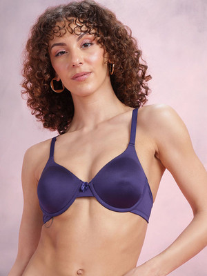 Dressberry Women Push-up Lightly Padded Bra(Blue)