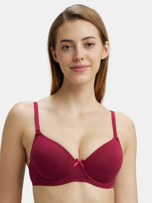 JOCKEY 1245 Women T-Shirt Lightly Padded Bra(Red)