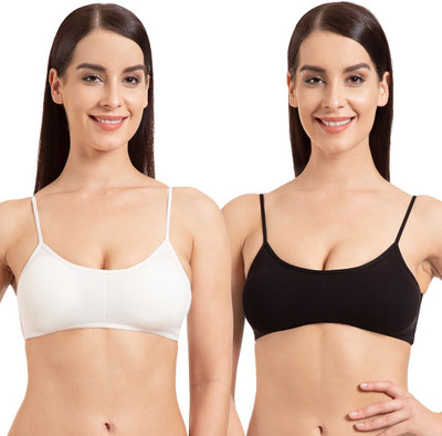 TWEENS by Belle Lingeries Bra 071 Women Bralette Non Padded Bra(White, Black)