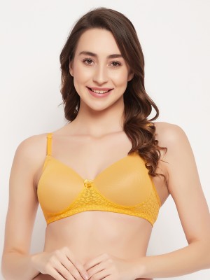 Clovia Women T-Shirt Heavily Padded Bra(Yellow)