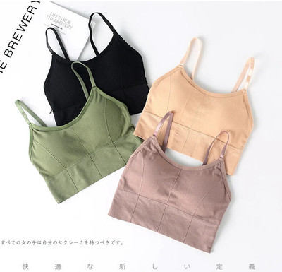 MODAL Women Bralette Lightly Padded Bra(Black, Beige, Green, Pink)