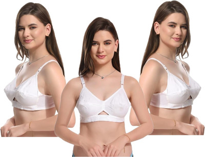 DILSOZ DILSOZ CK Cotton Bra Women T-Shirt Non Padded Bra(White)