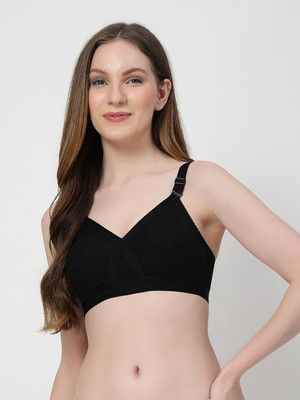 LILY C8811 Women Minimizer Non Padded Bra(Black)