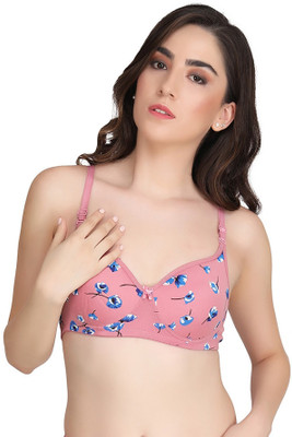 Beach Curve Kali Bra Women Minimizer Lightly Padded Bra(Pink)