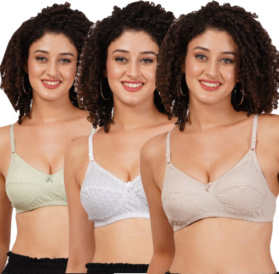 FigureFit RajniMino Women Everyday Non Padded Bra(Multicolor)