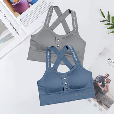 Comfy Secret Women Everyday Lightly Padded Bra(Blue)