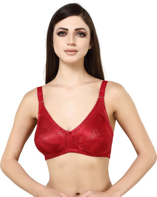 BlueNixie BNF356N-LUXURIA FASHION BRA Women Full Coverage Non Padded Bra(Maroon)