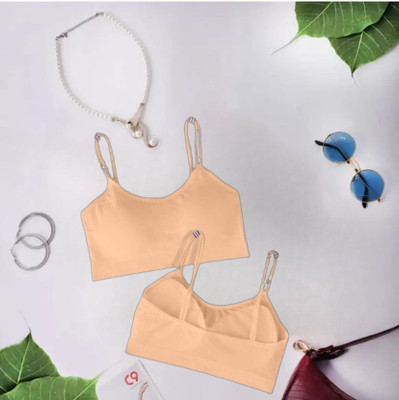 DARKVELLY BEATIFULL181 Women Everyday Lightly Padded Bra(Beige)