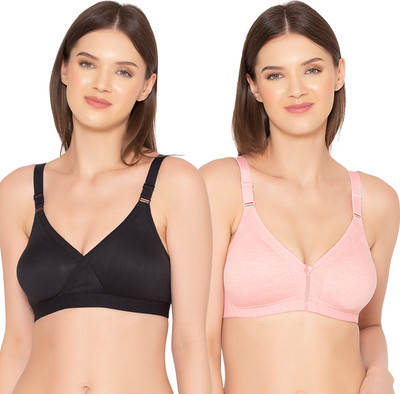 Groversons Paris Beauty Non-padded Combo Bra Women Everyday Non Padded Bra(Multicolor)