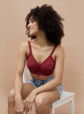 Ginger by Lifestyle Women Everyday Non Padded Bra(Maroon)