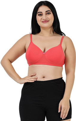 Loving Care Women Full Coverage Lightly Padded Bra Women Full Coverage Lightly Padded Bra(Red)