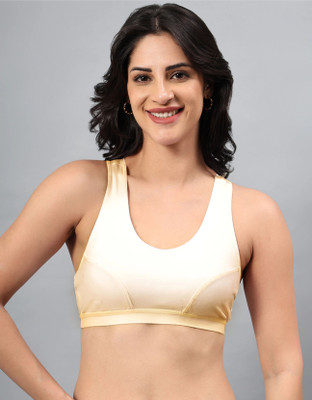 Greatex Gym Bra For Women Women Sports Non Padded Bra(Beige)