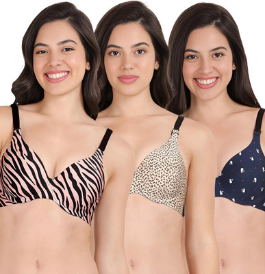 shyaway Women Push-up Lightly Padded Bra(Multicolor)