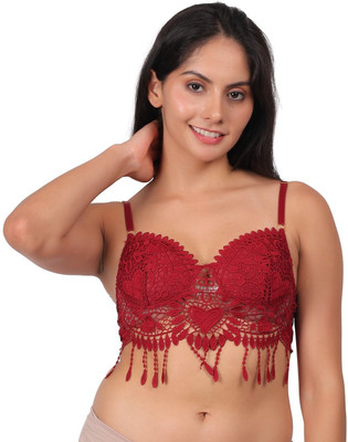 LUISSA Women Everyday Lightly Padded Bra(Red)