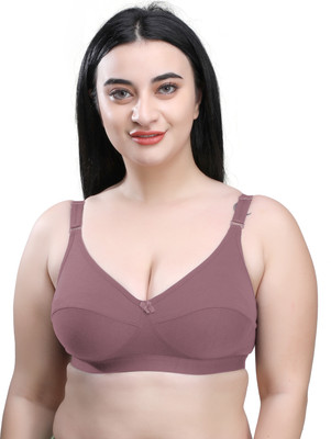SKDREAMS Women Full Coverage Non Padded Bra(Purple)